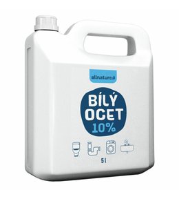 Allnature Bílý ocet 10% bez vůně 5000ml