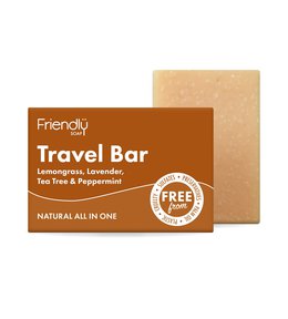 Friendly Soap přírodní mýdlo na tělo i vlasy na cestování 95g