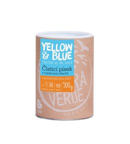 Yellow & Blue čistící písek z prášku z mýdlových ořechů 0,5kg