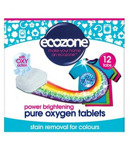 Ecozone Oxy tablety na barevné prádlo 12ks