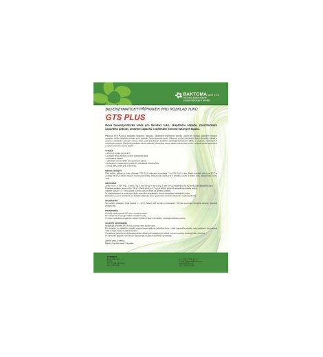 GTS Plus-Bio-enzymatický prostředek pro likvidaci tuků