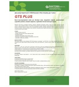 GTS Plus-Bio-enzymatický prostředek pro likvidaci tuků