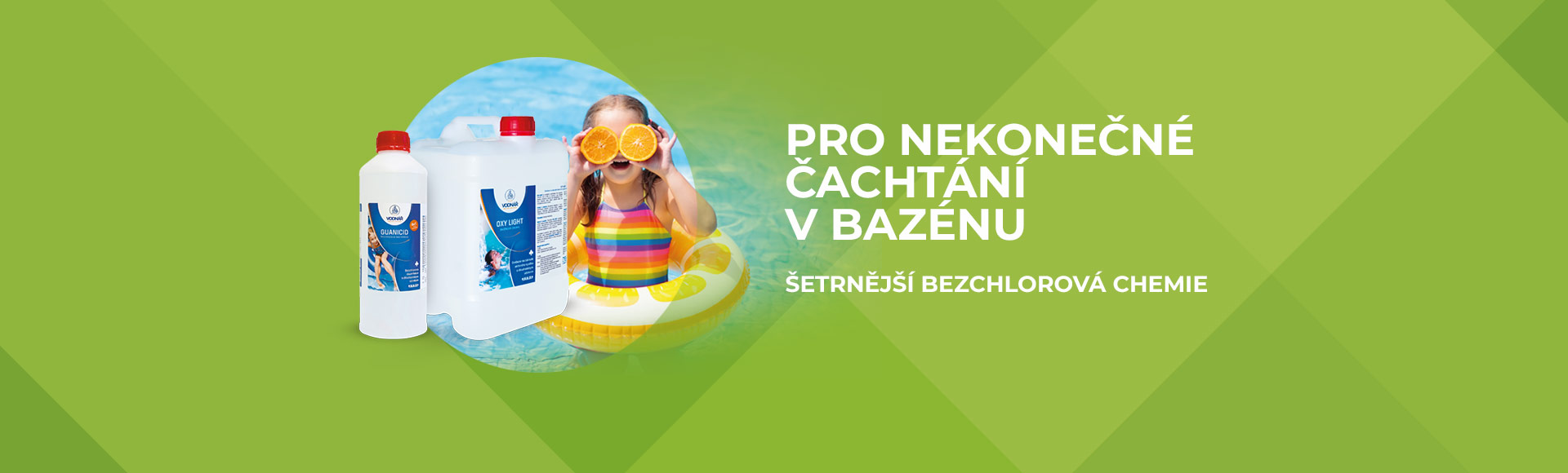 Bezchlorová bazénová a spa chemie