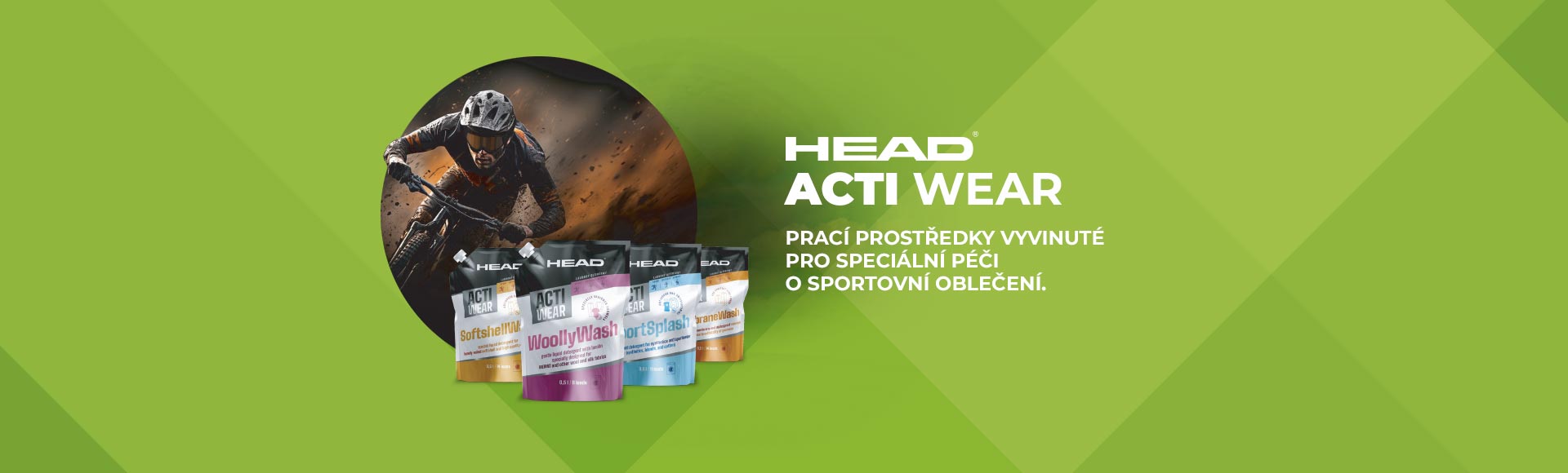 HEAD prací gely