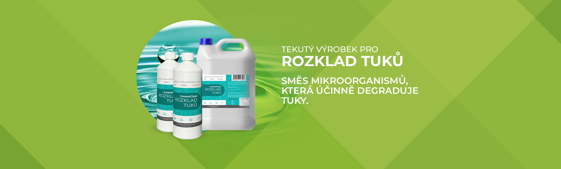 GreaseClean na rozklad tuků