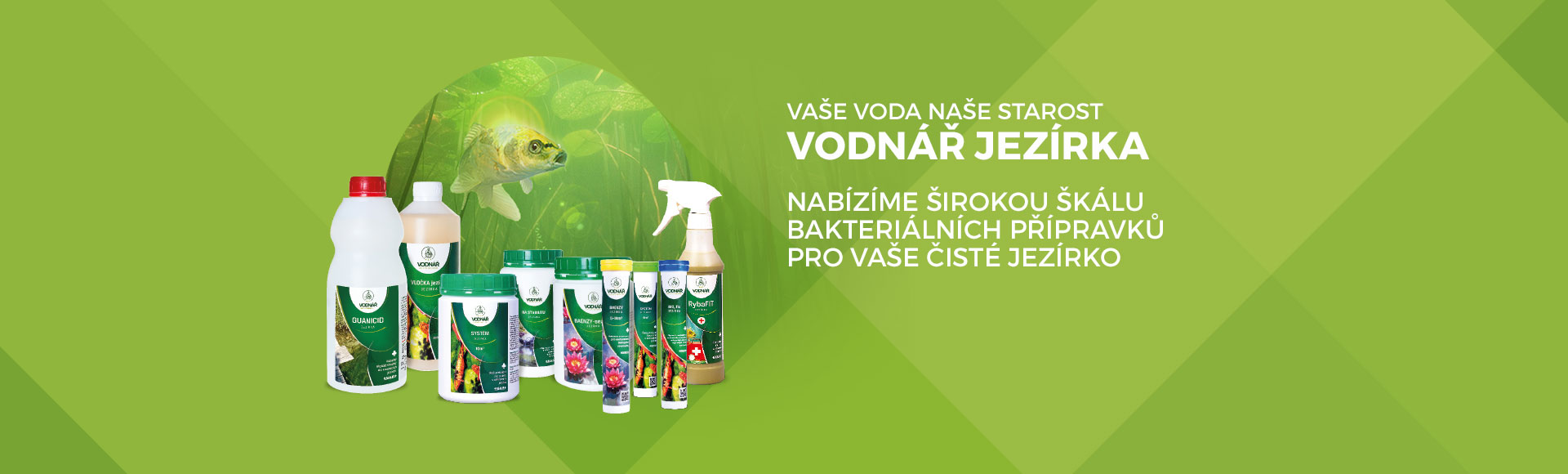 Vodnář produkty pro zahradní jezírka